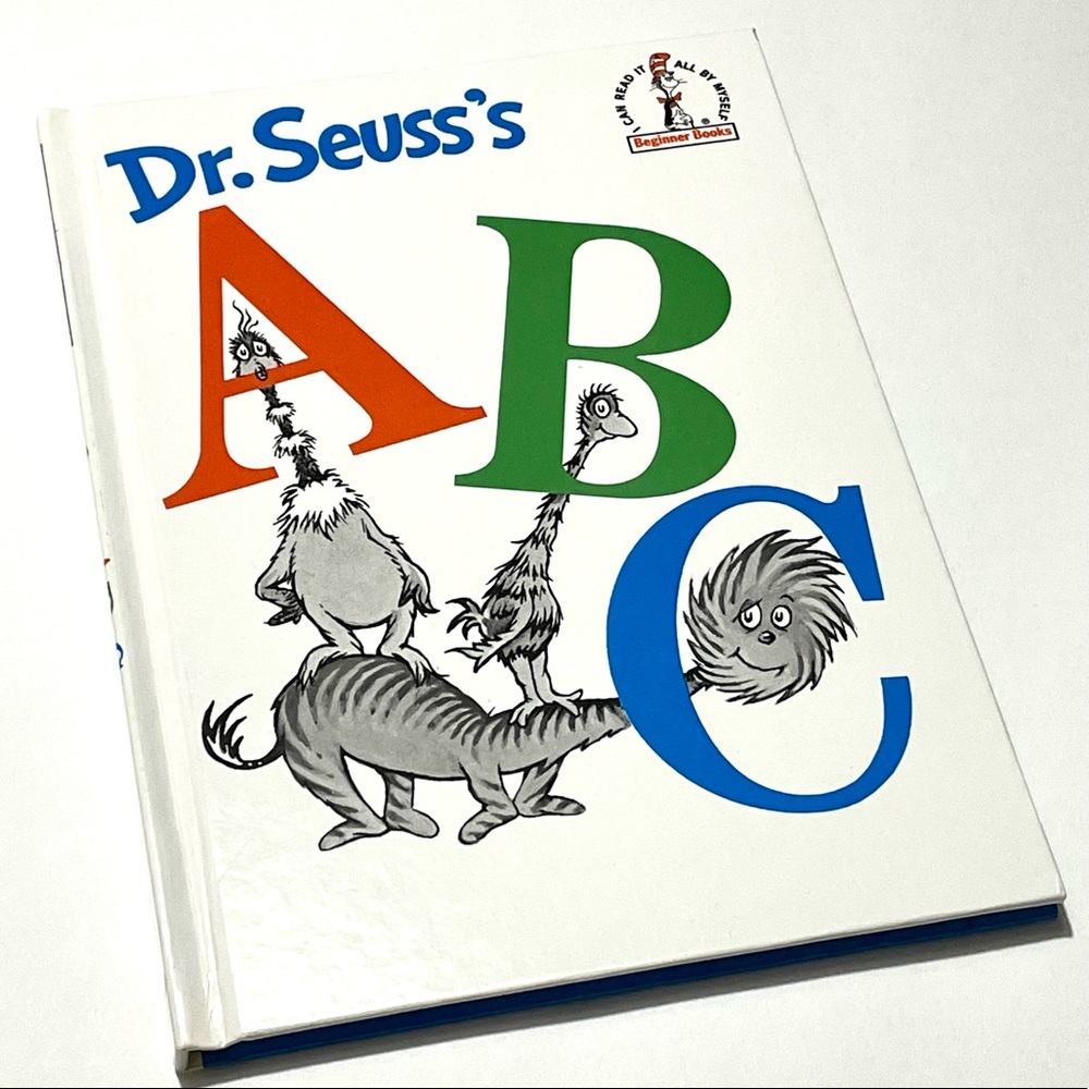 Dr. Seuss’s ABC Hardcover Book Illustrated Fun Beginner Children’s Book EUC